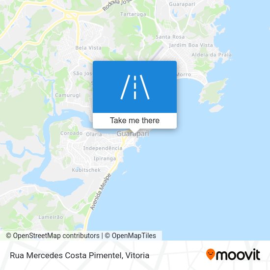 Rua Mercedes Costa Pimentel map