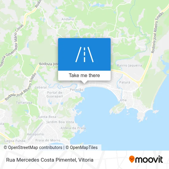Rua Mercedes Costa Pimentel map