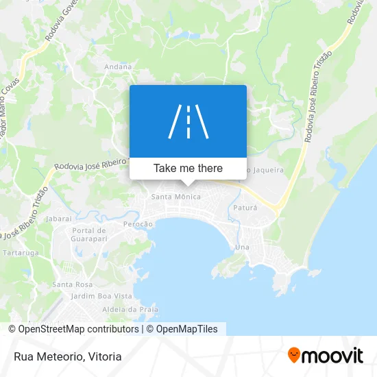 Rua Meteorio map