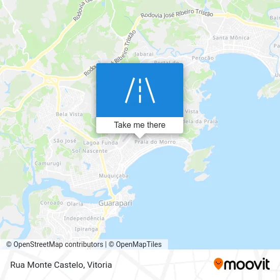 Rua Monte Castelo map