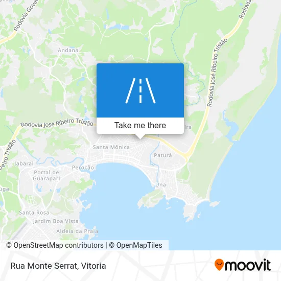 Rua Monte Serrat map