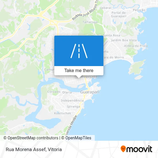Rua Morena Assef map