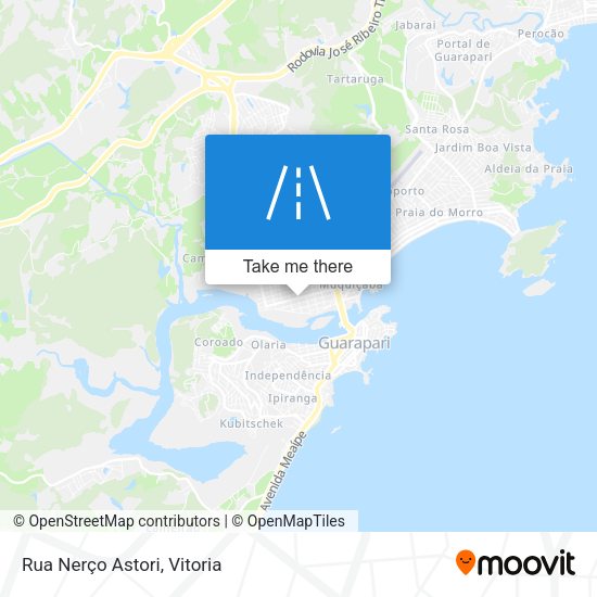 Rua Nerço Astori map