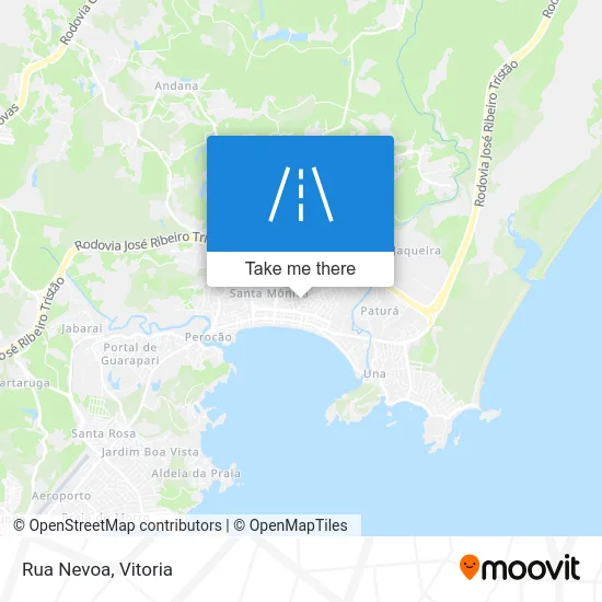 Rua Nevoa map