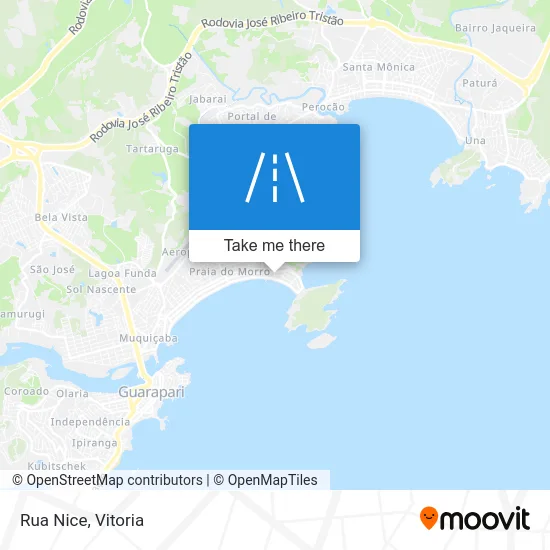 Rua Nice map