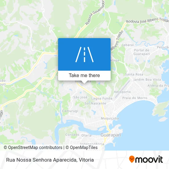 Rua Nossa Senhora Aparecida map