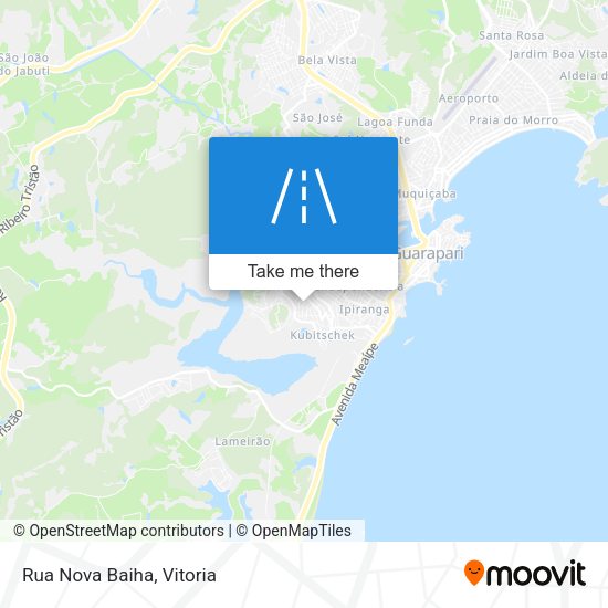 Rua Nova Baiha map