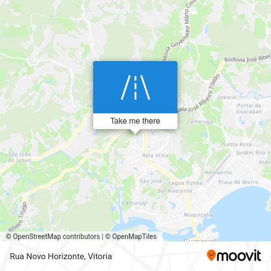 Rua Novo Horizonte map