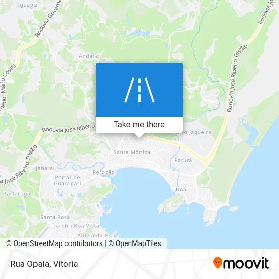 Rua Opala map