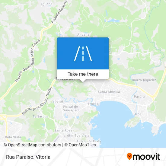 Rua Paraiso map
