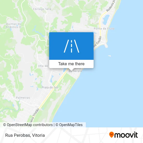 Rua Perobas map
