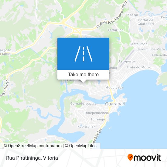 Rua Piratininga map