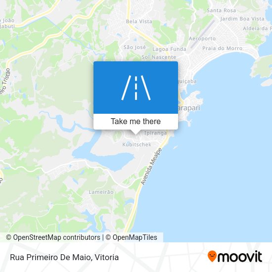 Rua Primeiro De Maio map