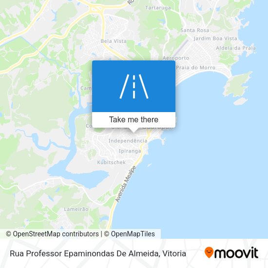 Rua Professor Epaminondas De Almeida map