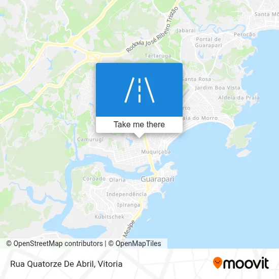 Rua Quatorze De Abril map