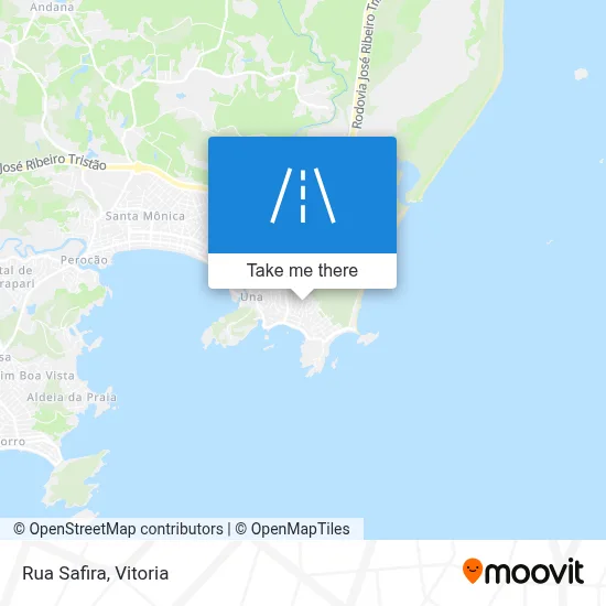 Rua Safira map