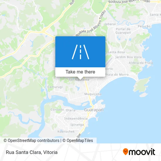 Rua Santa Clara map