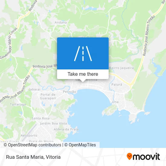 Rua Santa Maria map