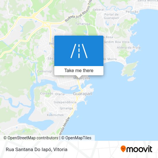 Rua Santana Do Iapó map