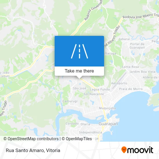 Rua Santo Amaro map