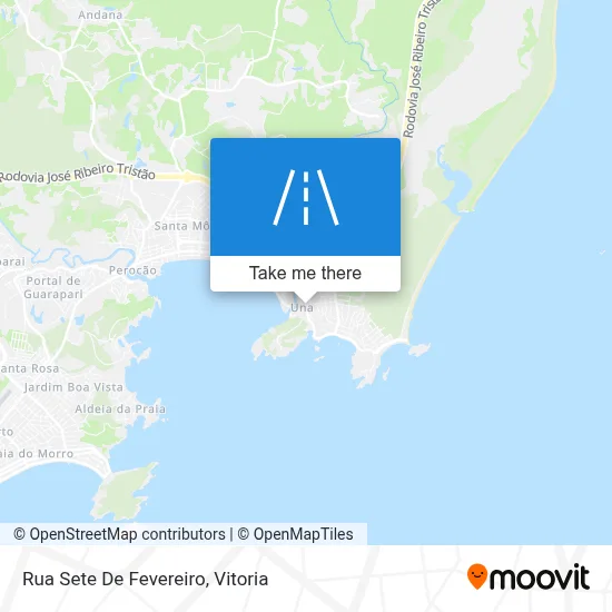 Rua Sete De Fevereiro map