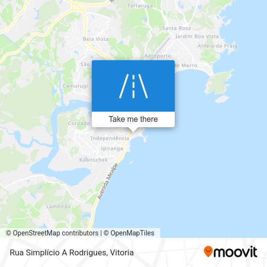 Rua Simplício A Rodrigues map