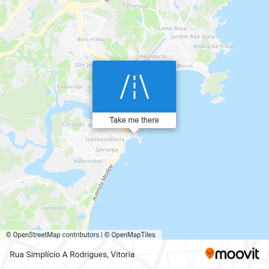 Rua Simplício A Rodrigues map