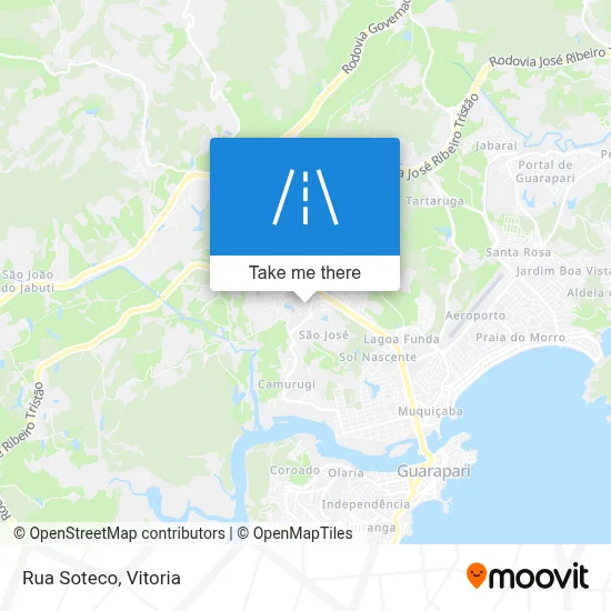 Rua Soteco map