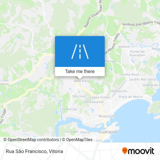 Rua São Francisco map