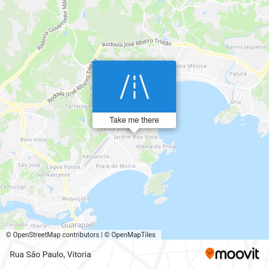 Rua São Paulo map