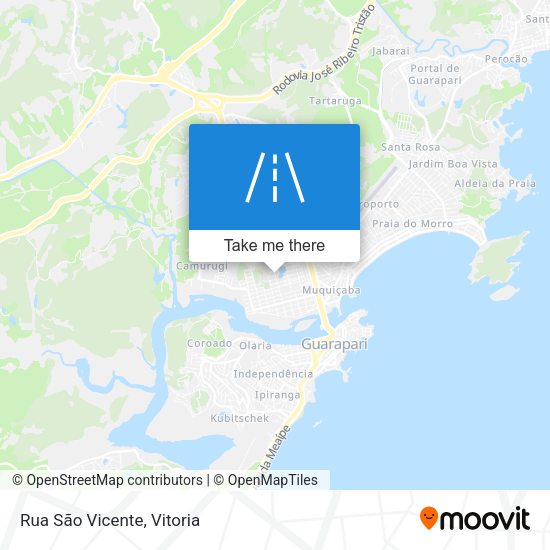 Rua São Vicente map