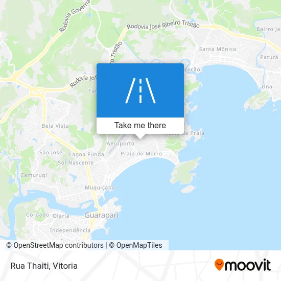 Rua Thaiti map