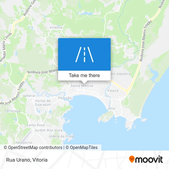Rua Urano map