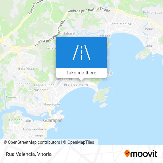 Rua Valencia map