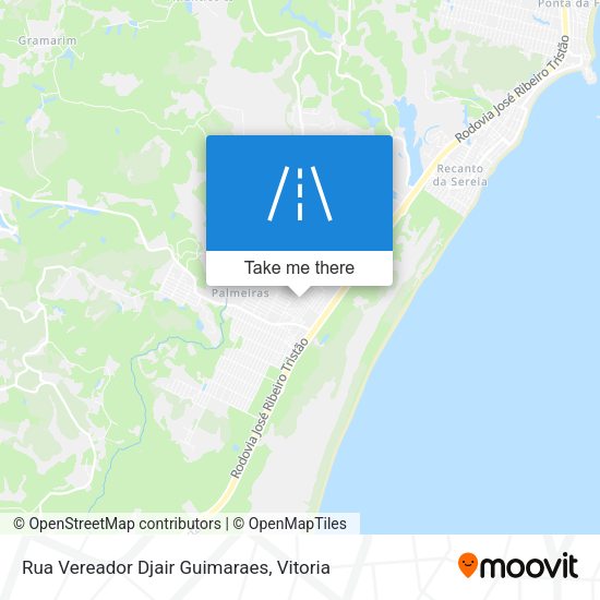 Rua Vereador Djair Guimaraes map