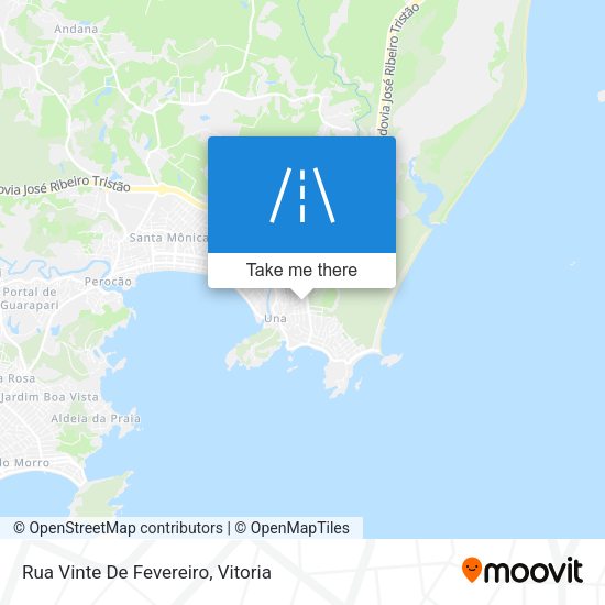 Rua Vinte De Fevereiro map