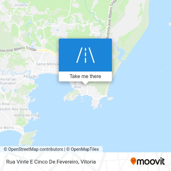 Rua Vinte E Cinco De Fevereiro map