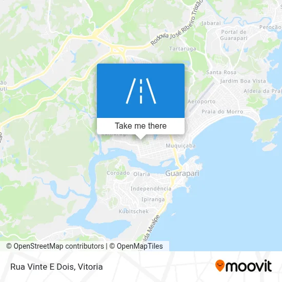 Rua Vinte E Dois map