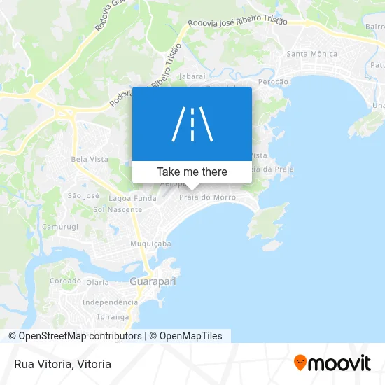Rua Vitoria map