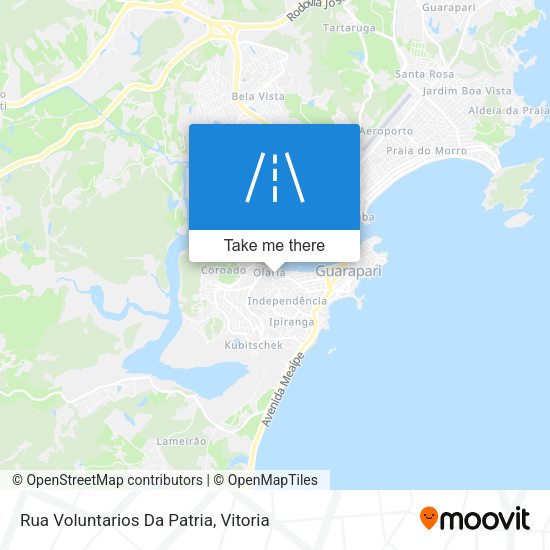 Rua Voluntarios Da Patria map