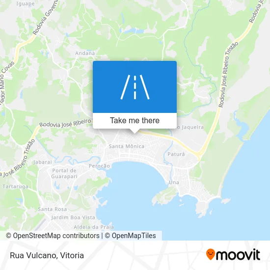 Rua Vulcano map