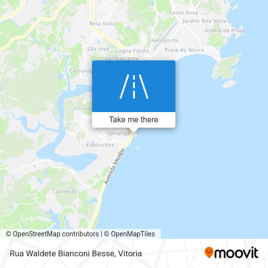Rua Waldete Bianconi Besse map