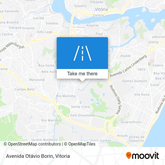 Avenida Otávio Borin map