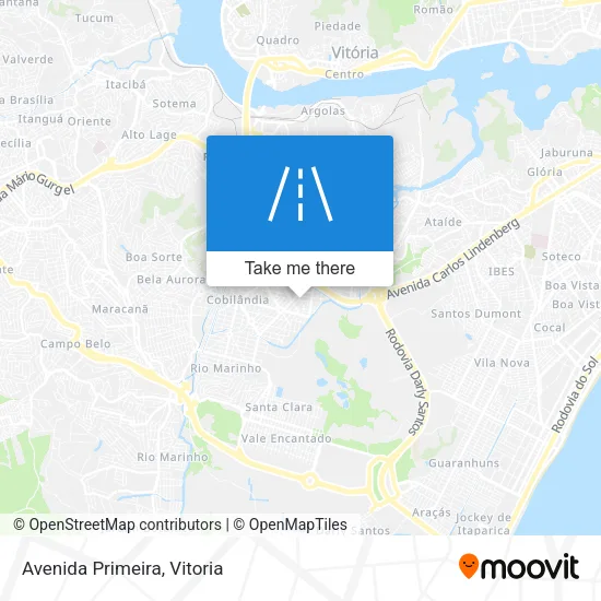 Avenida Primeira map