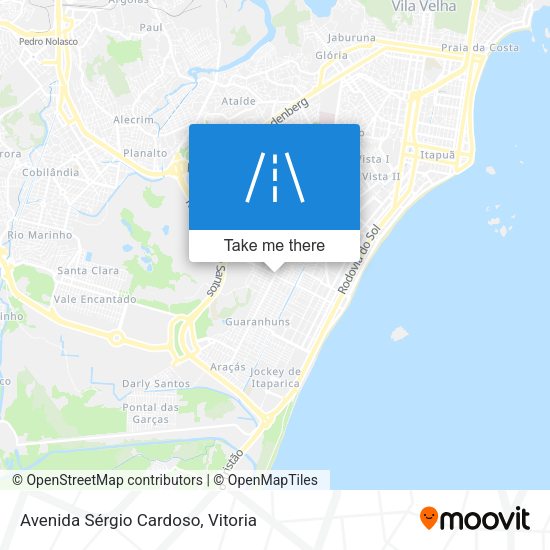 Avenida Sérgio Cardoso map