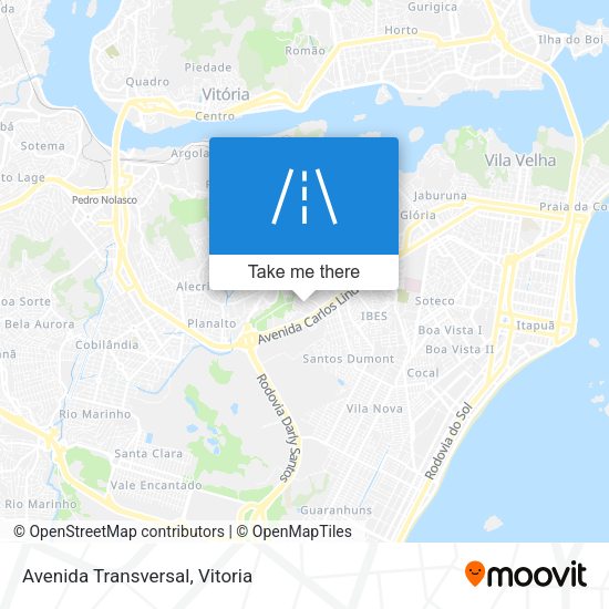 Avenida Transversal map