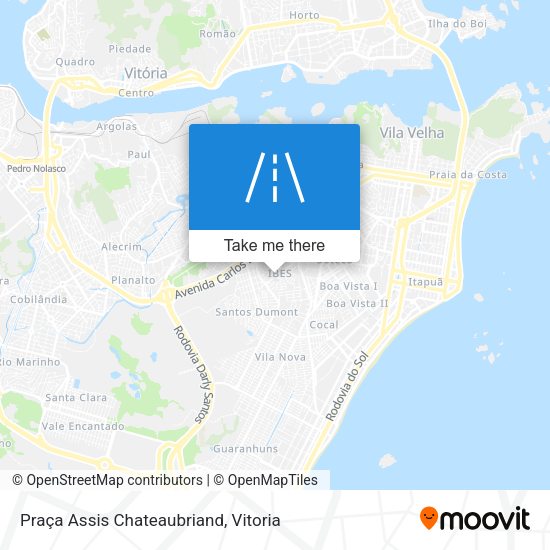 Praça Assis Chateaubriand map