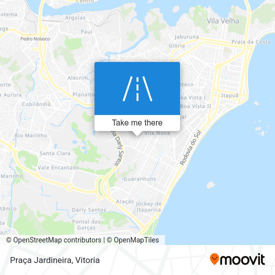 Praça Jardineira map