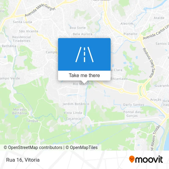 Rua 16 map
