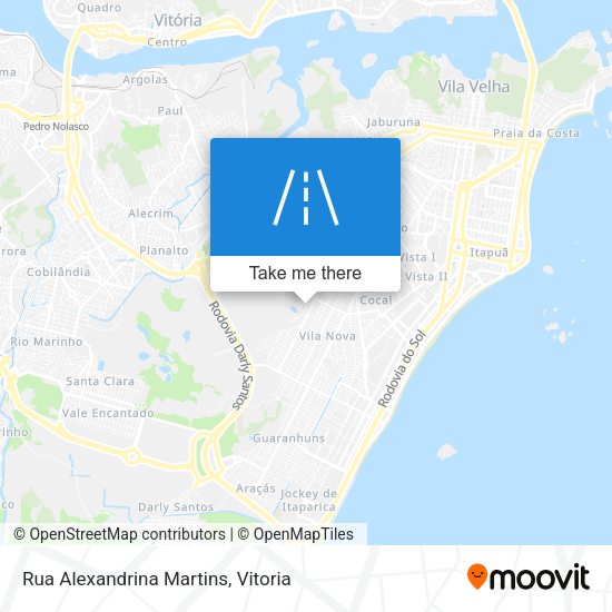 Rua Alexandrina Martins map